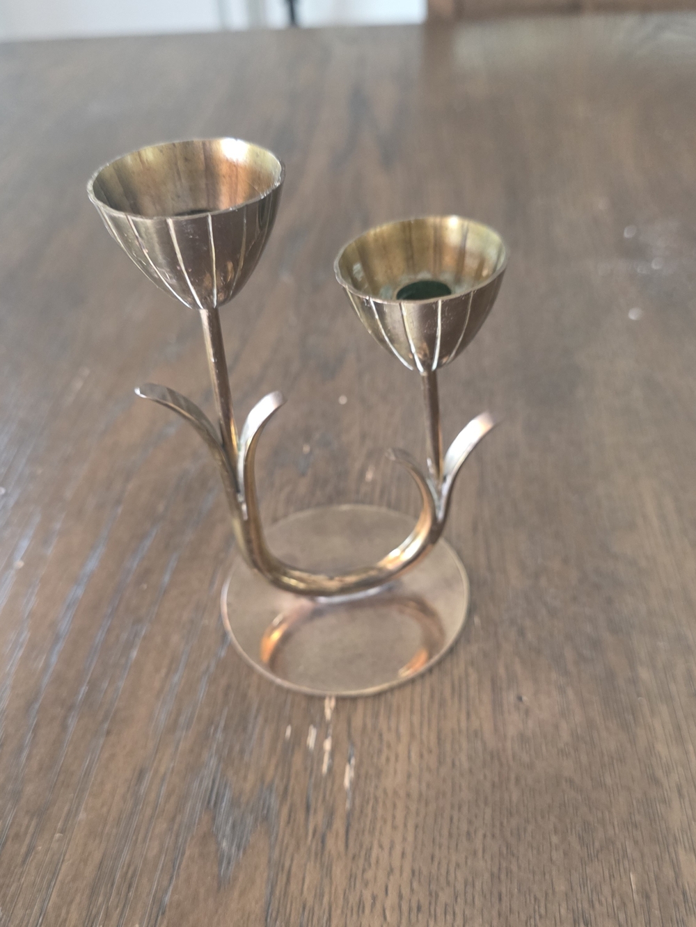 The 1950s Brass Candleholder by Gunnar Ander Ystad Metall in Sweden